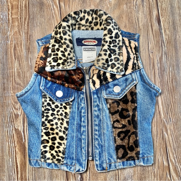 VINTAGE Jordache Jean Vest - Picture 1 of 4